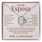 Regalo 22 Aniversario para Esposa - Collar Amor Eterno - To My Wife Necklace in Spanish