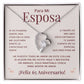 Regalo 65 Aniversario para Esposa - Collar Amor Eterno - To My Wife Necklace in Spanish