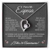 Load image into Gallery viewer, 26 Anos de Aniversario Para Mi Esposa - 26 Year Aniversario Gift for Her
