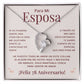 Regalo 78 Aniversario para Esposa - Collar Amor Eterno - To My Wife Necklace in Spanish