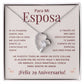 Regalo 29 Aniversario para Esposa - Collar Amor Eterno - To My Wife Necklace in Spanish