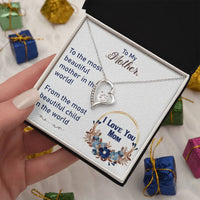 Load image into Gallery viewer, To My Mother Necklace Mothers Day Gift from Child Mom Forever Love Necklace Mom Christmas Gift ShineOn Fulfillment
