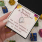 Mother’s Day Gift from Daughter – Mother Daughter Heart Necklace for Birthday or Christmas – The Love Between Mother and Daughter Is Forever
