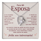 Regalo 100 Aniversario para Esposa - Collar Amor Eterno - To My Wife Necklace in Spanish