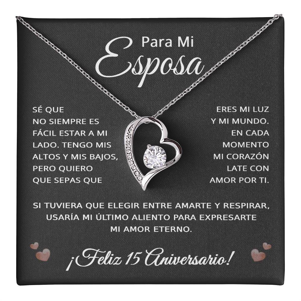 15 Anos de Aniversario Para Mi Esposa - 15 Year Aniversario Gift for Her