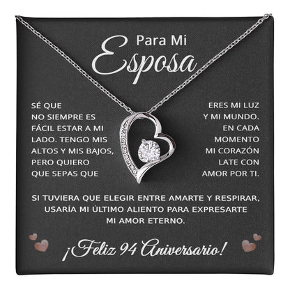 94 Anos de Aniversario Para Mi Esposa - 94 Year Aniversario Gift for Her