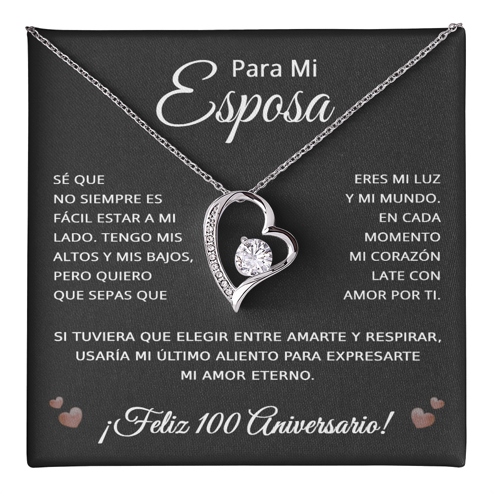 100 Anos de Aniversario Para Mi Esposa - 100 Year Aniversario Gift for Her