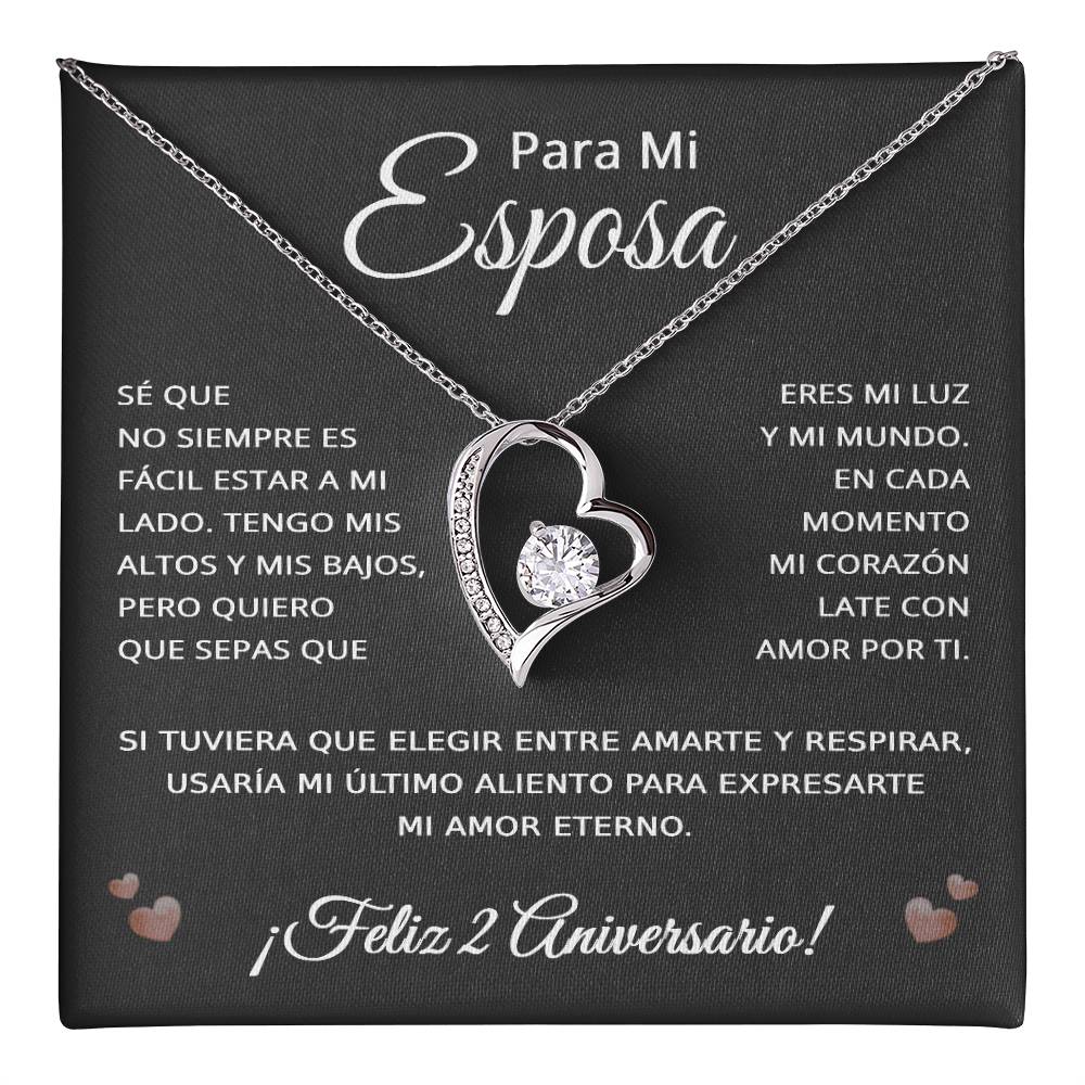 2 Anos de Aniversario Para Mi Esposa - 2 Year Aniversario Gift for Her