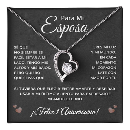 1 Anos de Aniversario Para Mi Esposa - 1 Year Aniversario Gift for Her