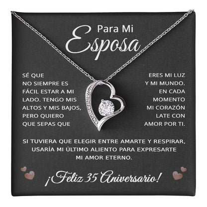 35 Anos de Aniversario Para Mi Esposa - 35 Year Aniversario Gift for Her