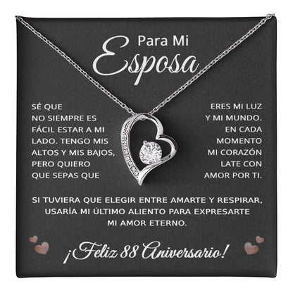 88 Anos de Aniversario Para Mi Esposa - 88 Year Aniversario Gift for Her