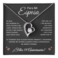 Load image into Gallery viewer, 59 Anos de Aniversario Para Mi Esposa - 59 Year Aniversario Gift for Her

