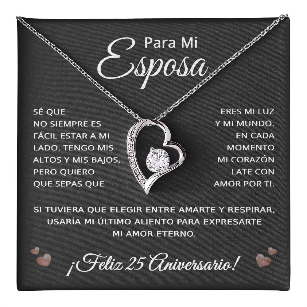 25 Anos de Aniversario Para Mi Esposa - 25 Year Aniversario Gift for Her