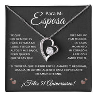 Load image into Gallery viewer, 51 Anos de Aniversario Para Mi Esposa - 51 Year Aniversario Gift for Her
