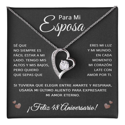 48 Anos de Aniversario Para Mi Esposa - 48 Year Aniversario Gift for Her