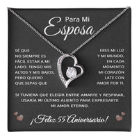 Load image into Gallery viewer, 55 Anos de Aniversario Para Mi Esposa - 55 Year Aniversario Gift for Her
