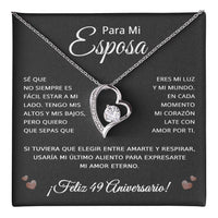Load image into Gallery viewer, 49 Anos de Aniversario Para Mi Esposa - 49 Year Aniversario Gift for Her
