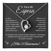Load image into Gallery viewer, 33 Anos de Aniversario Para Mi Esposa - 33 Year Aniversario Gift for Her
