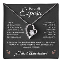 Load image into Gallery viewer, 6 Anos de Aniversario Para Mi Esposa - 6 Year Aniversario Gift for Her
