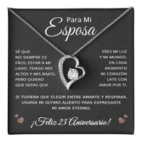 Load image into Gallery viewer, 23 Anos de Aniversario Para Mi Esposa - 23 Year Aniversario Gift for Her
