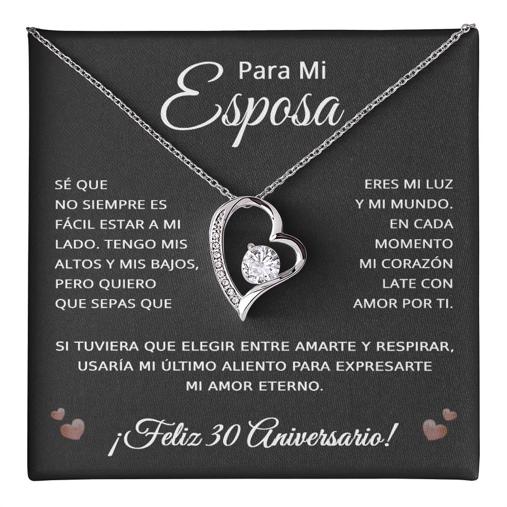 30 Anos de Aniversario Para Mi Esposa - 30 Year Aniversario Gift for Her