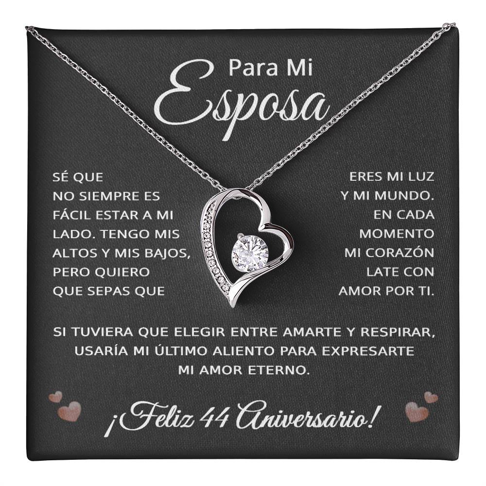 44 Anos de Aniversario Para Mi Esposa - 44 Year Aniversario Gift for Her