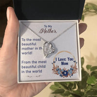 Load image into Gallery viewer, To My Mother Necklace Mothers Day Gift from Child Mom Forever Love Necklace Mom Christmas Gift ShineOn Fulfillment
