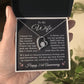 21st Anniversary Necklace for Wife from Husband 21 Years Anniversary Jewelry for Her Women Forever Love Pendant