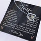 Wife I Love You Necklace for Wife from Husband To My Wife Gift Jewelry for Her Women Forever Love Pendant