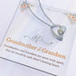 Grandma Christmas Gift from Grandson Grandmother Grandson Necklace Grandmother and Grandson are Never Truly Apart Grandma Birthday Gift