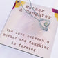 Mother’s Day Gift from Daughter – Mother Daughter Heart Necklace for Birthday or Christmas – The Love Between Mother and Daughter Is Forever