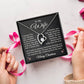 Wife Christmas Necklace for Wife from Husband To My Wife Gift Merry Christmas Jewelry for Her Women Forever Love Pendant