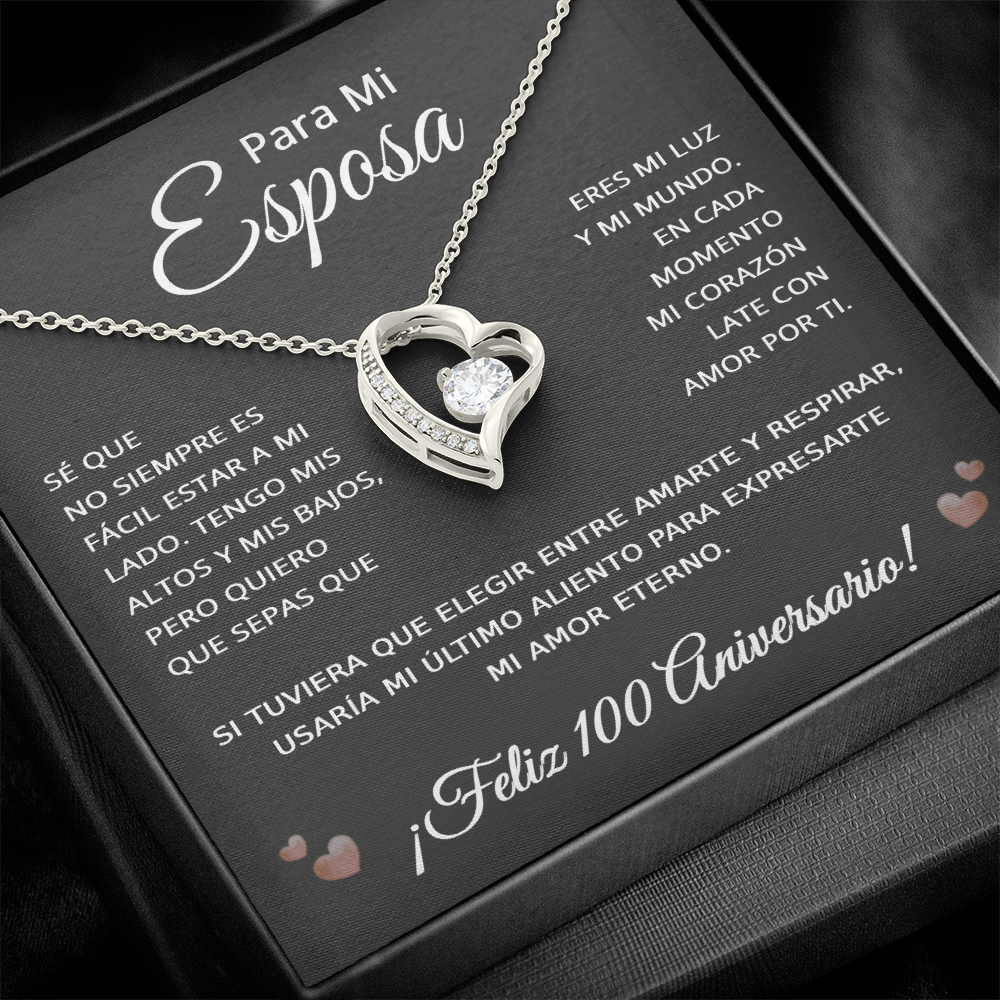 100 Anos de Aniversario Para Mi Esposa - 100 Year Aniversario Gift for Her