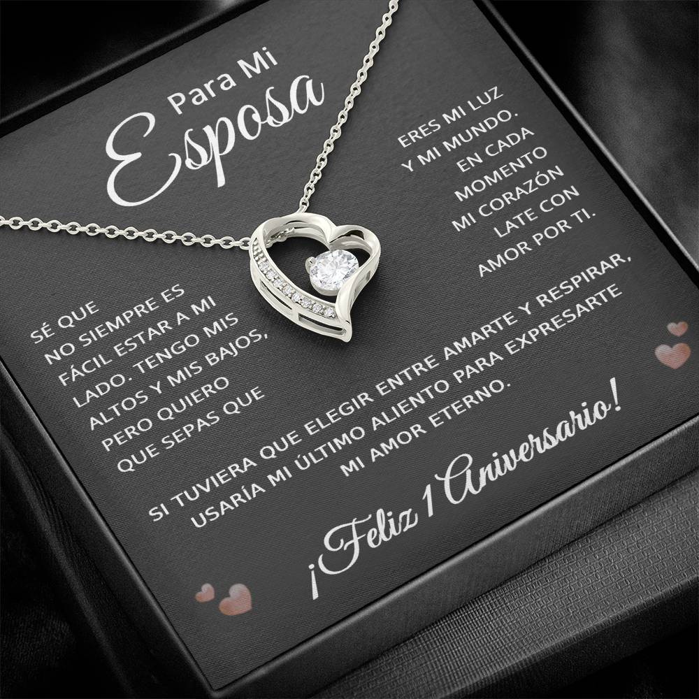 1 Anos de Aniversario Para Mi Esposa - 1 Year Aniversario Gift for Her