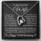 To My Wife Three Part Necklace Mockup - Do not Sync with Website