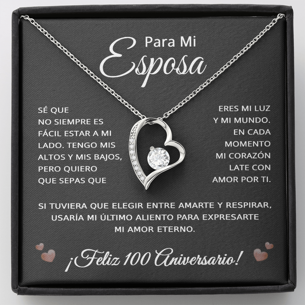 100 Anos de Aniversario Para Mi Esposa - 100 Year Aniversario Gift for Her