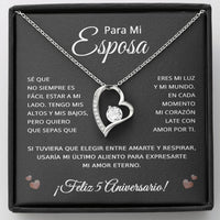 Load image into Gallery viewer, 5 Anos de Aniversario Para Mi Esposa - 5 Year Aniversario Gift for Her
