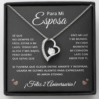 Load image into Gallery viewer, 2 Anos de Aniversario Para Mi Esposa - 2 Year Aniversario Gift for Her
