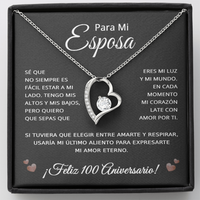 Load image into Gallery viewer, 100 Anos de Aniversario Para Mi Esposa - 100 Year Aniversario Gift for Her
