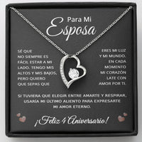 Load image into Gallery viewer, 4 Anos de Aniversario Para Mi Esposa - 4 Year Aniversario Gift for Her
