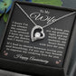 Wife Anniversary Necklace for Wife from Husband To My Wife Happy Anniversary Jewelry for Her Women Forever Love Pendant