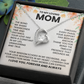 To My Loving Mom Necklace, Christmas Gift for Mom, Mothers Day Gift Ideas for Mom