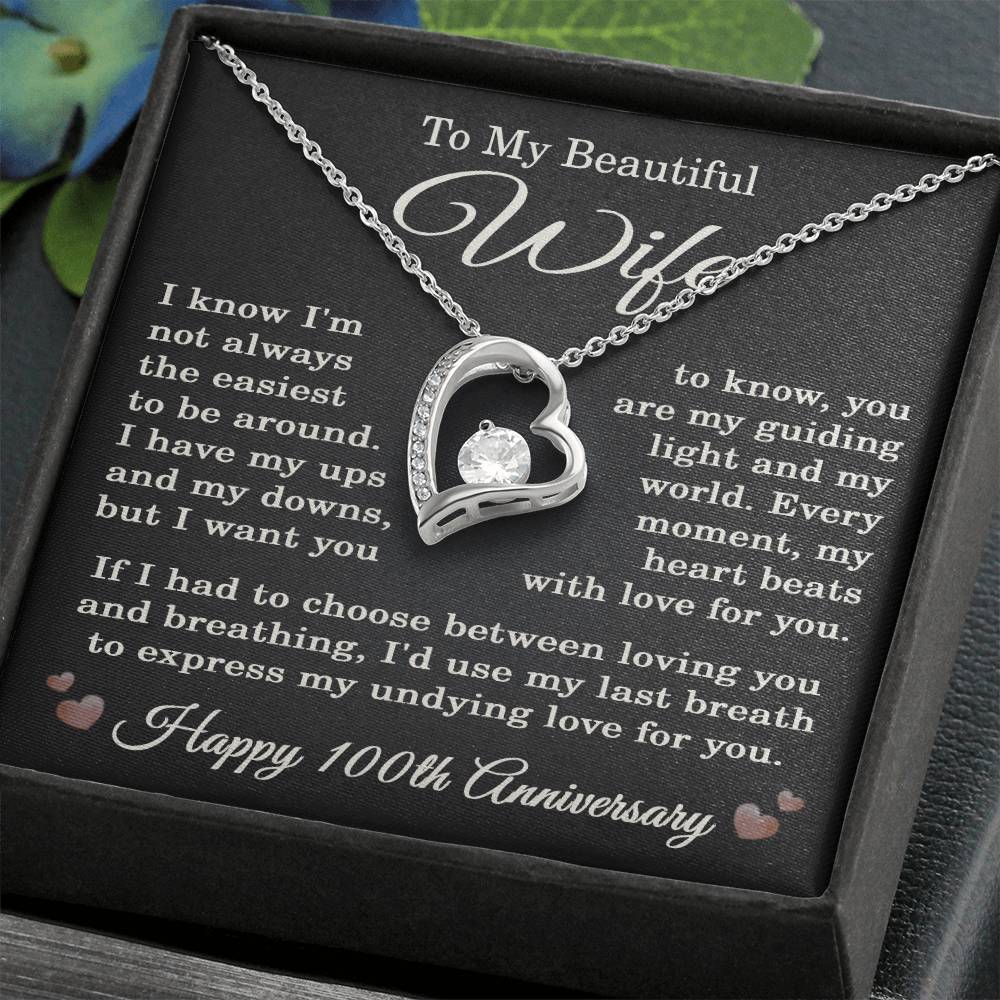 To My Wife Three Part Necklace Mockup - Do not Sync with Website