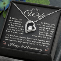 Load image into Gallery viewer, 41st Anniversary Gift for Wife – Necklace with Heartfelt Message Card
