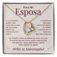 Regalo 32 Aniversario para Esposa - Collar Amor Eterno - To My Wife Necklace in Spanish