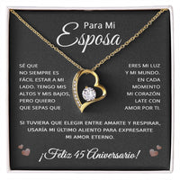 Load image into Gallery viewer, 45 Anos de Aniversario Para Mi Esposa - 45 Year Aniversario Gift for Her
