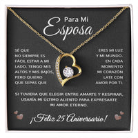 Load image into Gallery viewer, 25 Anos de Aniversario Para Mi Esposa - 25 Year Aniversario Gift for Her
