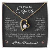 Load image into Gallery viewer, 1 Anos de Aniversario Para Mi Esposa - 1 Year Aniversario Gift for Her

