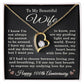To My Wife Three Part Necklace Mockup - Do not Sync with Website