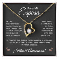 Load image into Gallery viewer, 18 Anos de Aniversario Para Mi Esposa - 18 Year Aniversario Gift for Her
